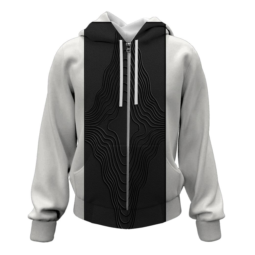 Minimal Soundwave Monolith graphic hoodies