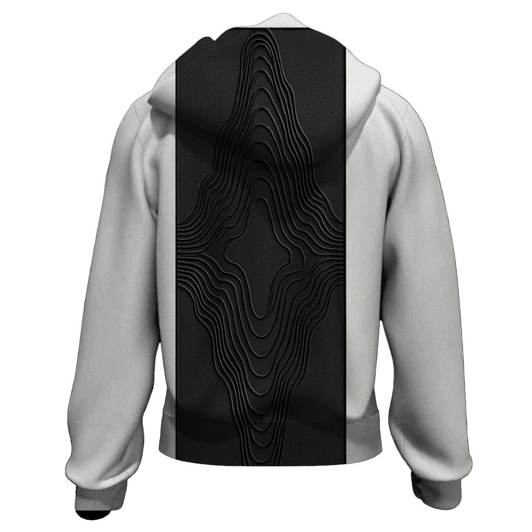 Minimal Soundwave Monolith graphic hoodies