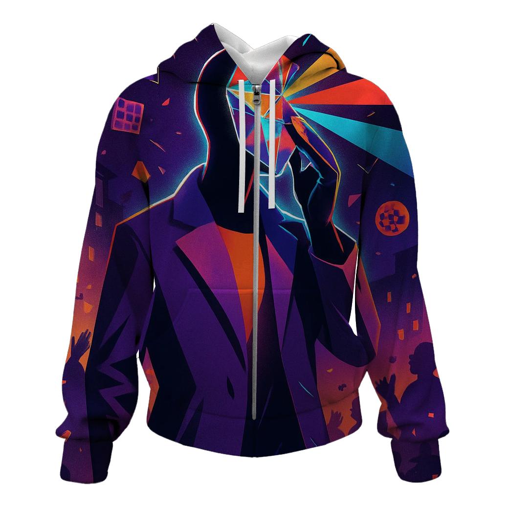 Prism Mask Parade premium hoodies