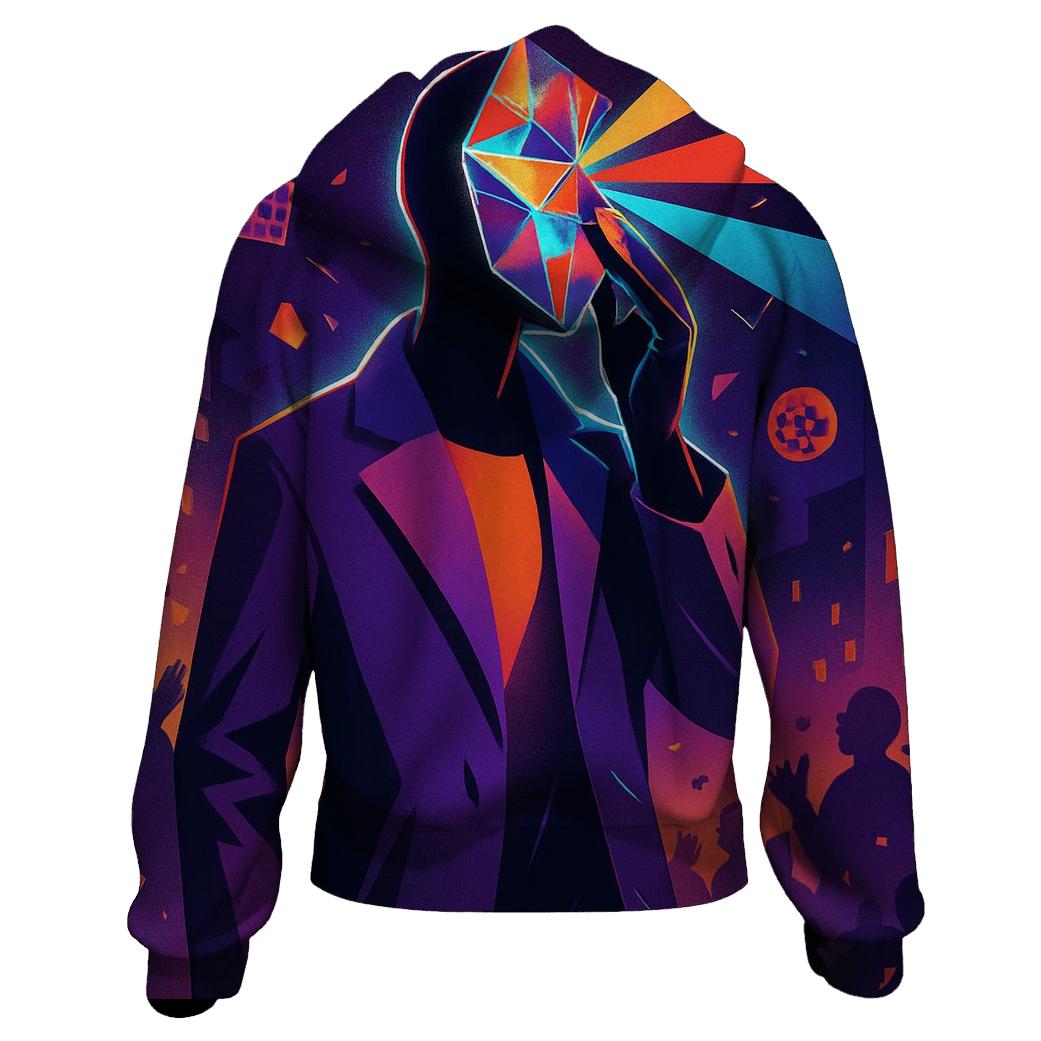 Prism Mask Parade premium hoodies