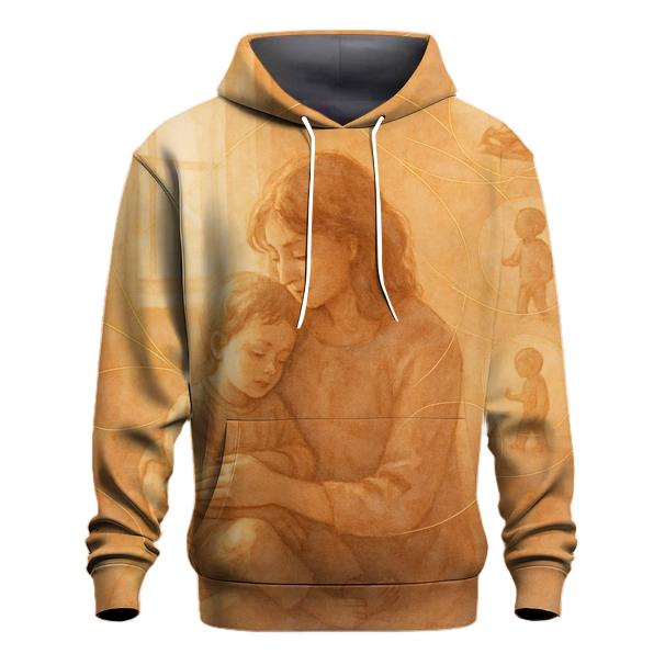 Threads Of Morning, Threads Of Years printed hoodies