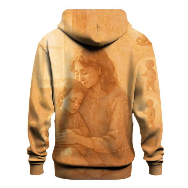 Threads Of Morning, Threads Of Years printed hoodies