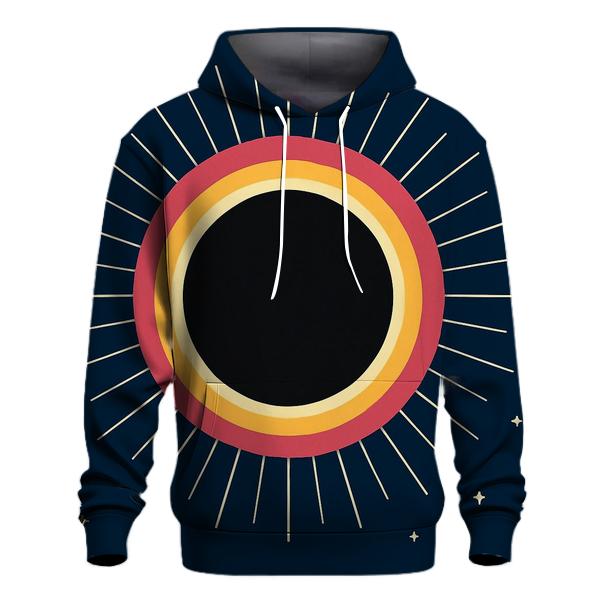 Eclipse Corona Spoke Lattice embroidered hoodies