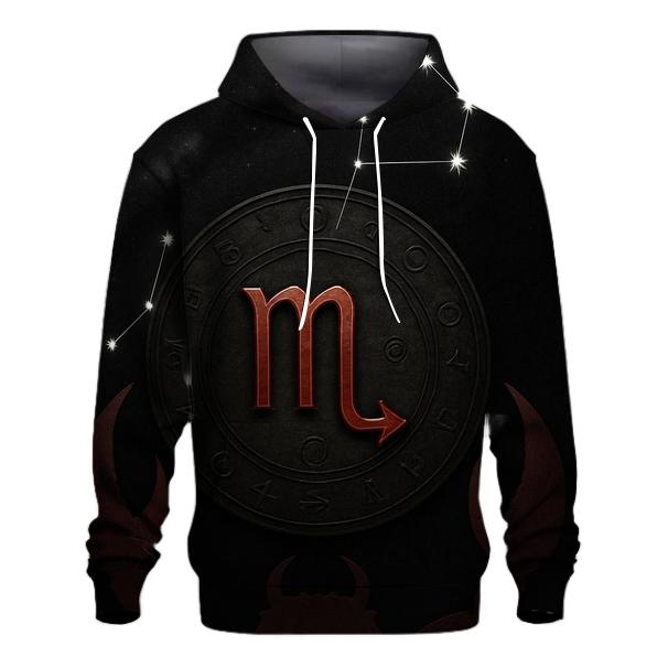 Scorpio Fixed Star Talon Sigil embroidered hoodies