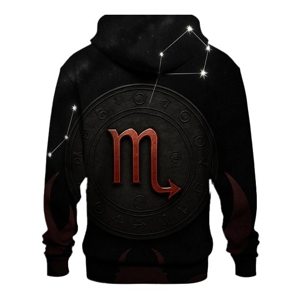 Scorpio Fixed Star Talon Sigil embroidered hoodies