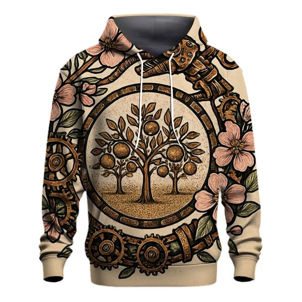 Clockwork Orchard Ouroboros embroidered hoodies