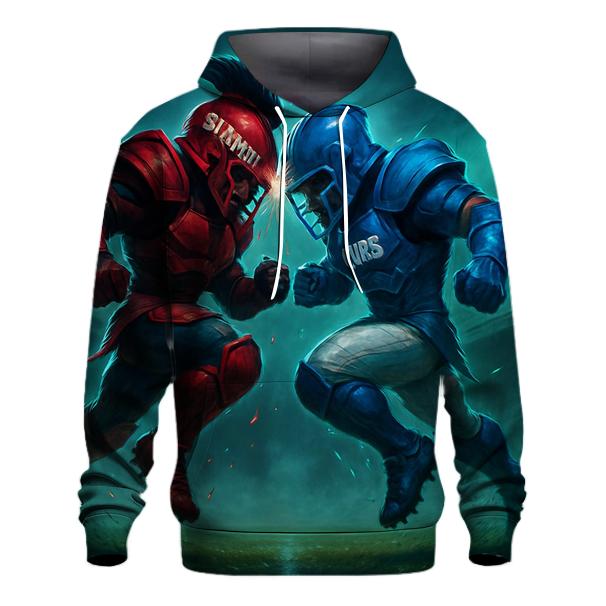 Midnight Helmet Clash Over Wrigley Fog heavyweight hoodies