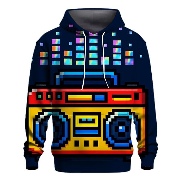 Pixel Arcade Boombox lightweight hoodies