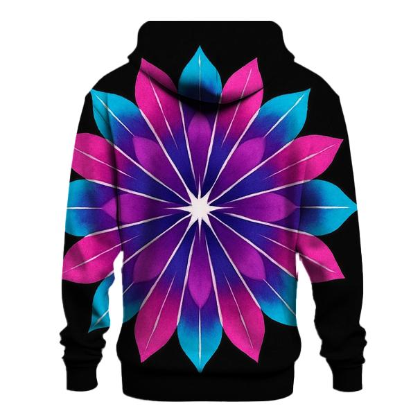 Mandala Supernova Sunburst printed hoodies