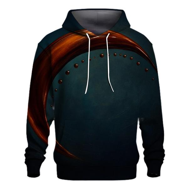 Espresso Arc Splash zip-up hoodies