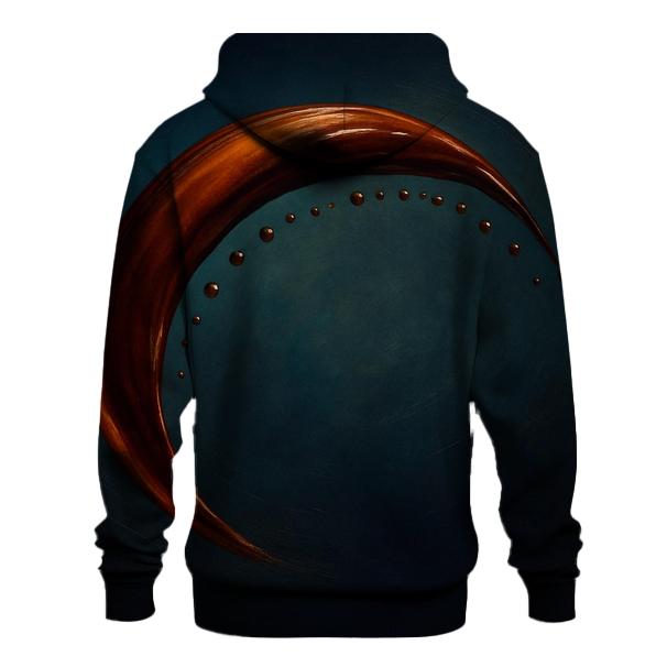 Espresso Arc Splash zip-up hoodies