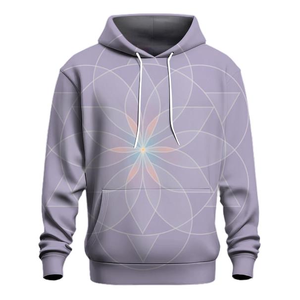 Prism Breath Geometry embroidered hoodies