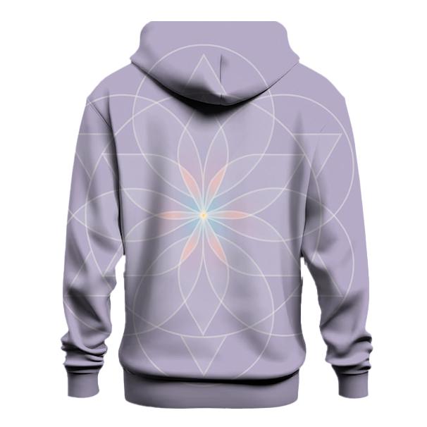 Prism Breath Geometry embroidered hoodies