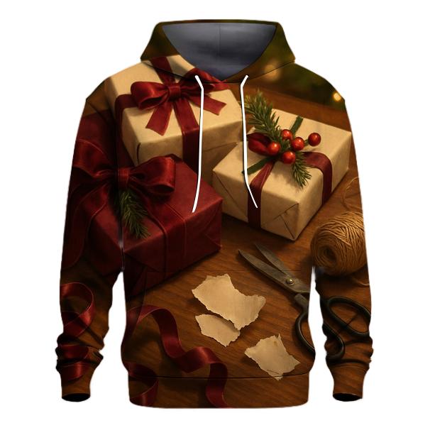 Ribbon Curl Gift Wrapping Table graphic hoodies