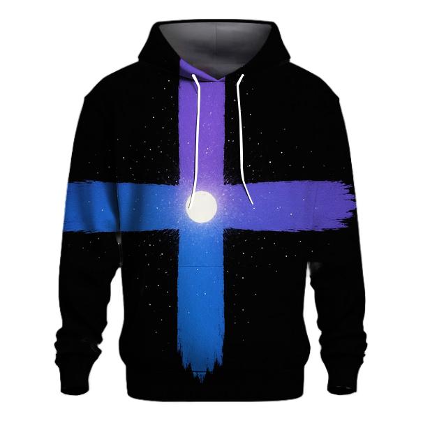Pulsar Beam Cross Fan zip-up hoodies