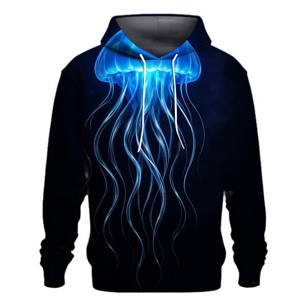 Chrome Jellyfish Night Glow designer hoodies