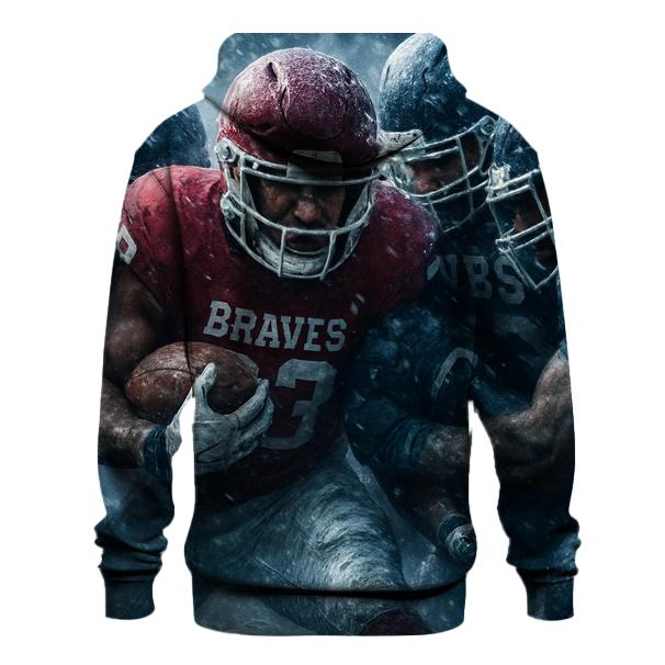 Frozen Wind Tunnel Goal Line Stand graphic hoodies