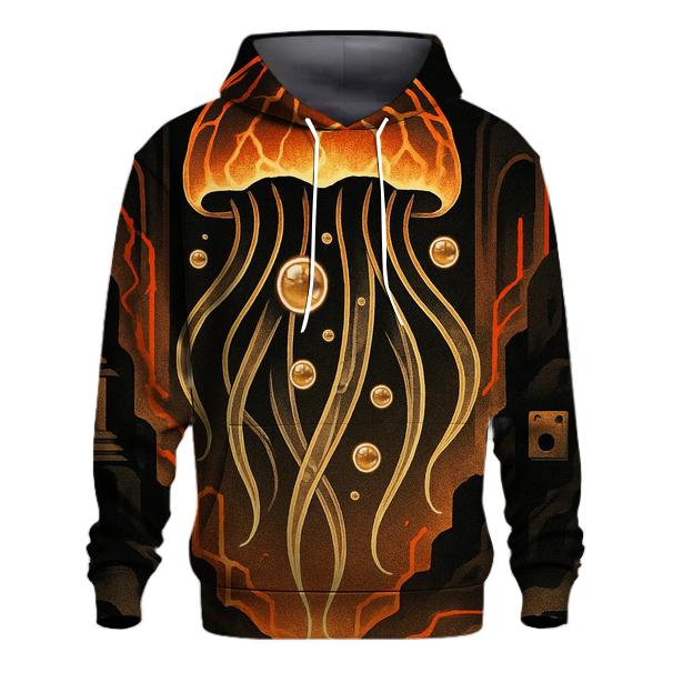 Volcano Jellyfish Cathedral graphic hoodies