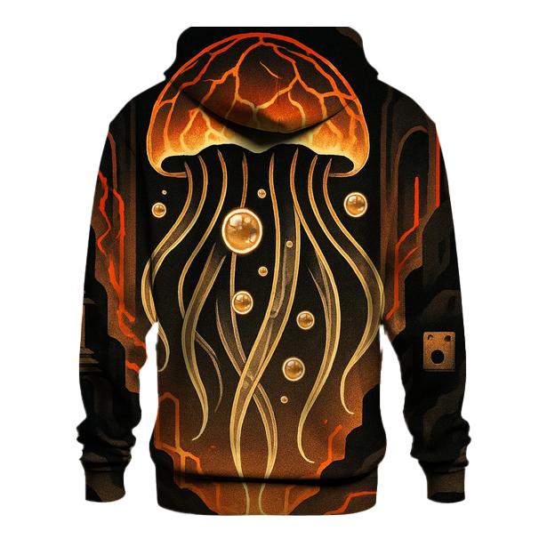 Volcano Jellyfish Cathedral graphic hoodies