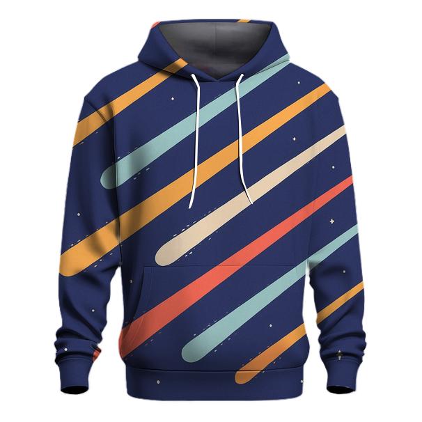 Comet Trail Fan Overprint custom hoodies