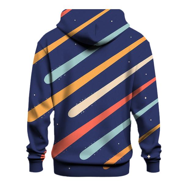 Comet Trail Fan Overprint custom hoodies