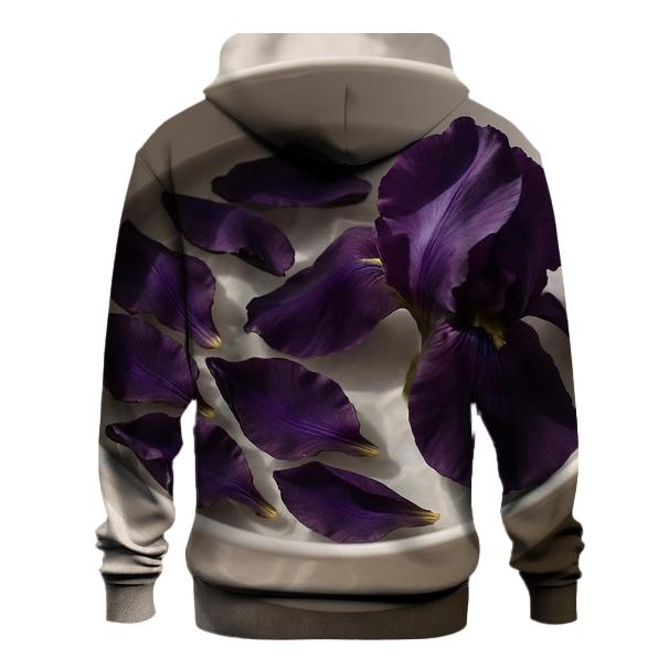 Iris Petals Floating In A Ceramic Rinse Bowl hoodie trends