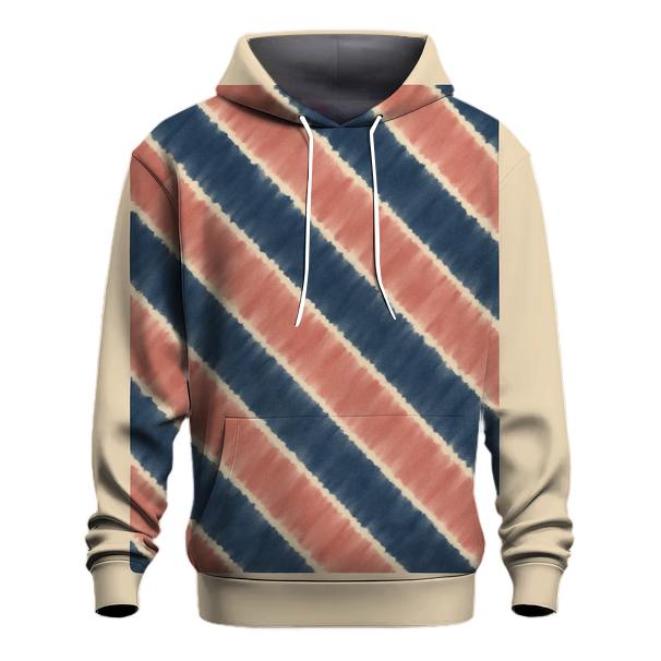Diagonal Fan Fold Galaxy Pleats printed hoodies