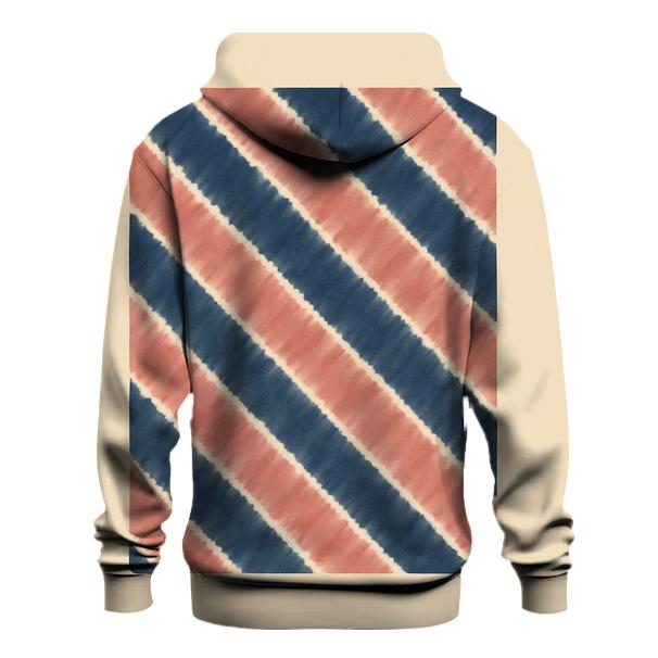 Diagonal Fan Fold Galaxy Pleats printed hoodies