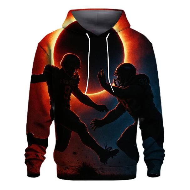Solar Eclipse End Zone Duel hoodie styles