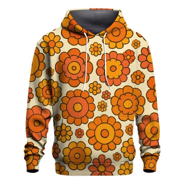 Psychedelic Flower Wheel Rosettes hoodie designs