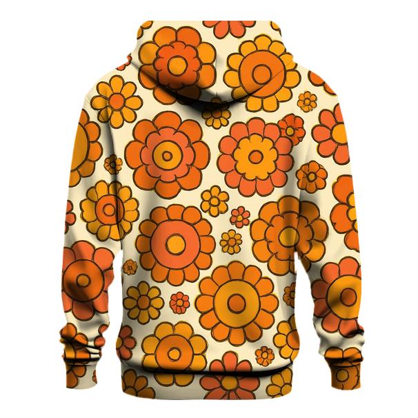 Psychedelic Flower Wheel Rosettes hoodie designs