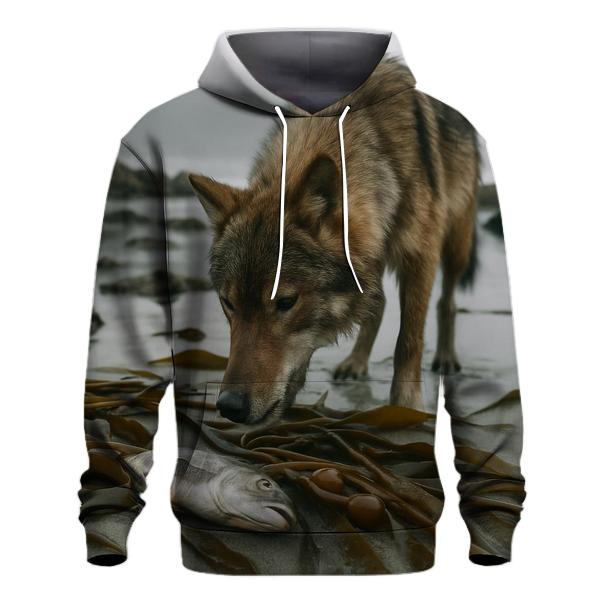 Coastal Kelp Line Foraging At Low Tide hoodie trends