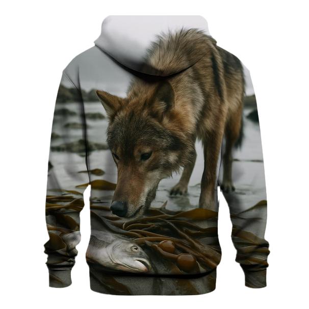 Coastal Kelp Line Foraging At Low Tide hoodie trends