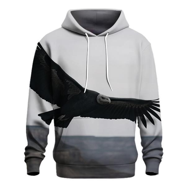 Canyon Thermal Spiral California Condor printed hoodies