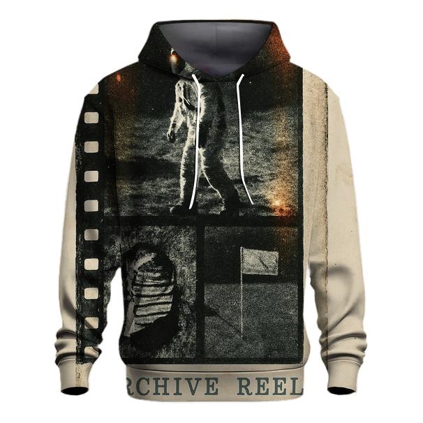 Vintage Film Strip Moon Landing Collage hoodie trends