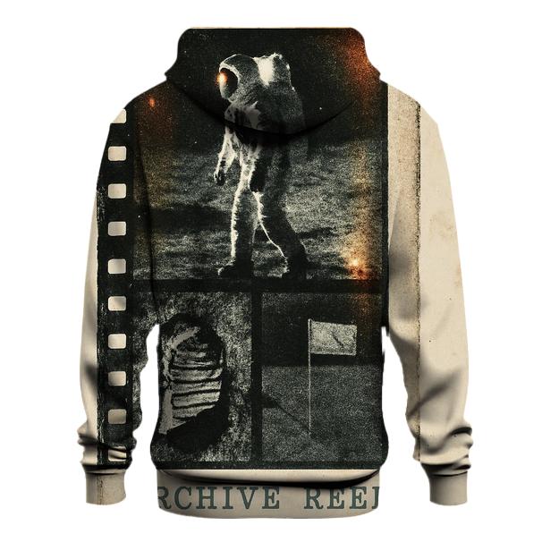 Vintage Film Strip Moon Landing Collage hoodie trends
