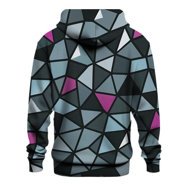 Disco Mirror Shard Mosaic zip-up hoodies