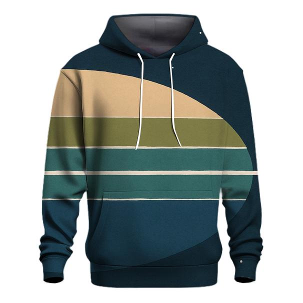 Ring Plane Horizon Bands embroidered hoodies