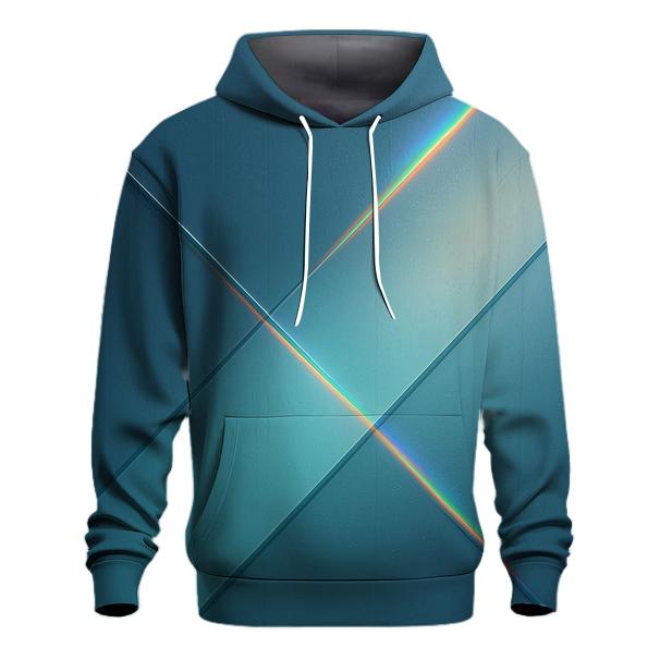 Prismatic Rain Drift Gradient embroidered hoodies