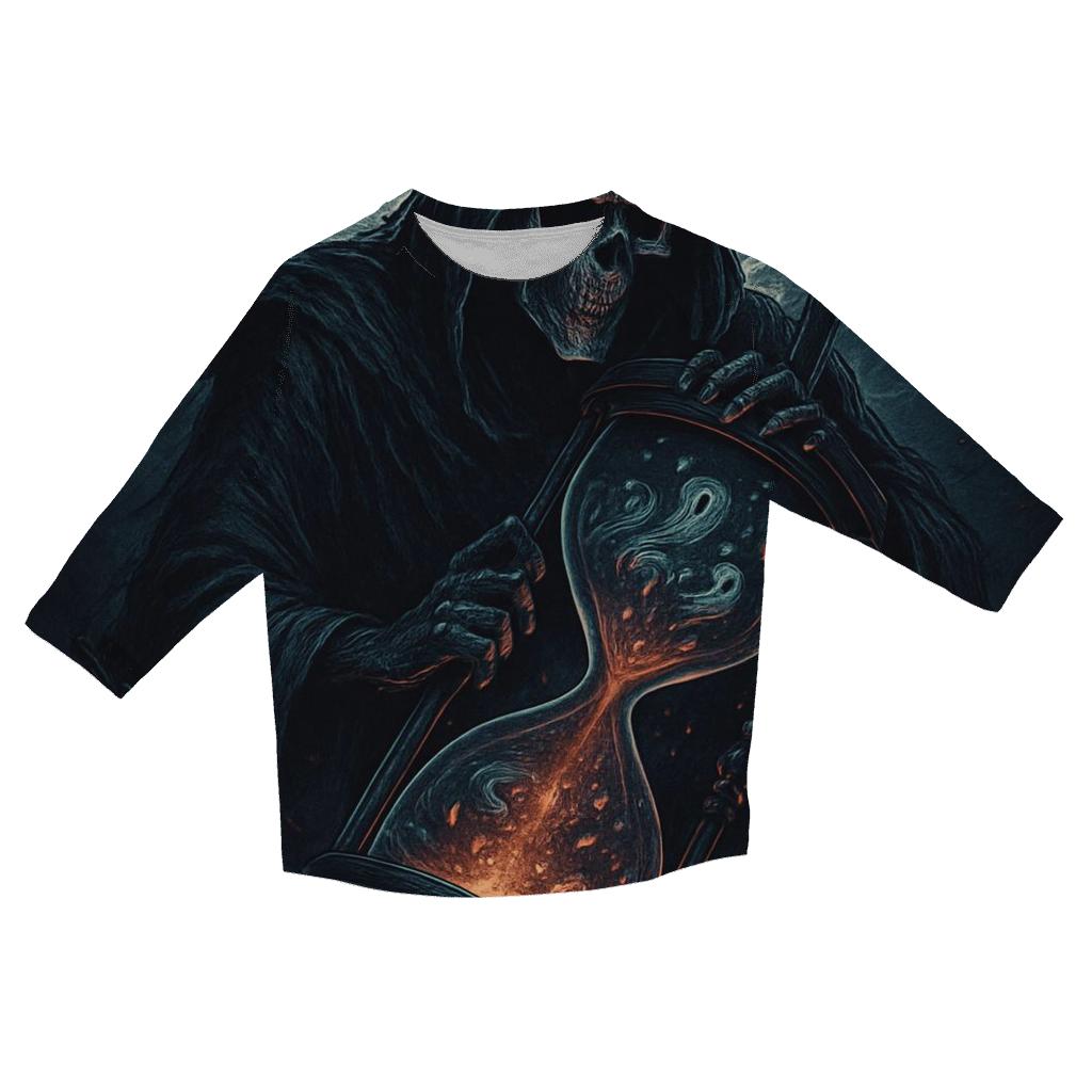 The Hourglass Of Devoured Stars casual three quarter sleeve shirts