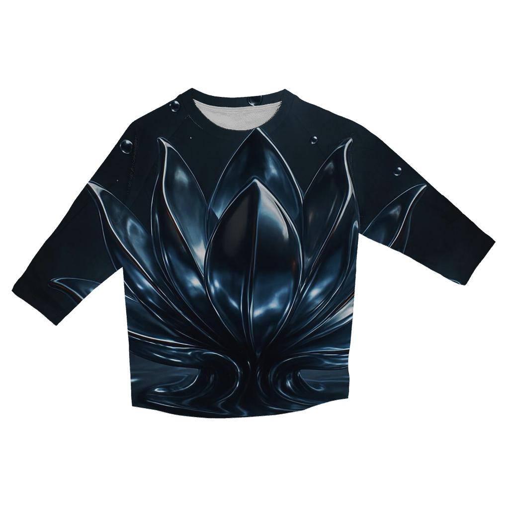 Chrome Lotus Melt Geometry cotton quarter sleeve shirts