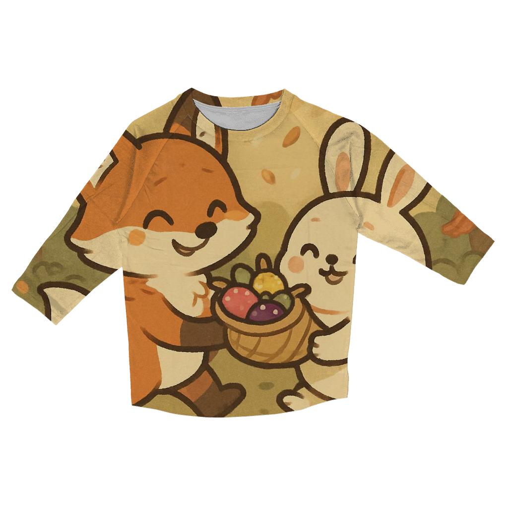Woodland Friends Harvest Parade custom 3/4 sleeve shirts