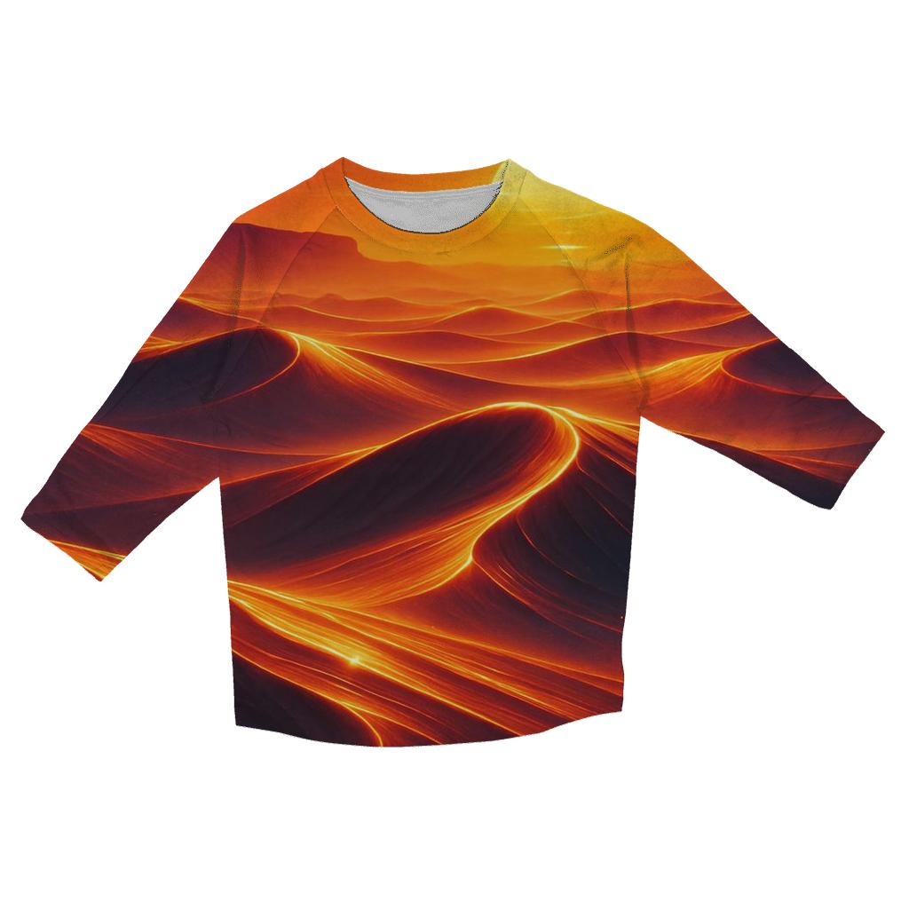 Desert Glass Sunfall personalized 3/4 sleeve tees