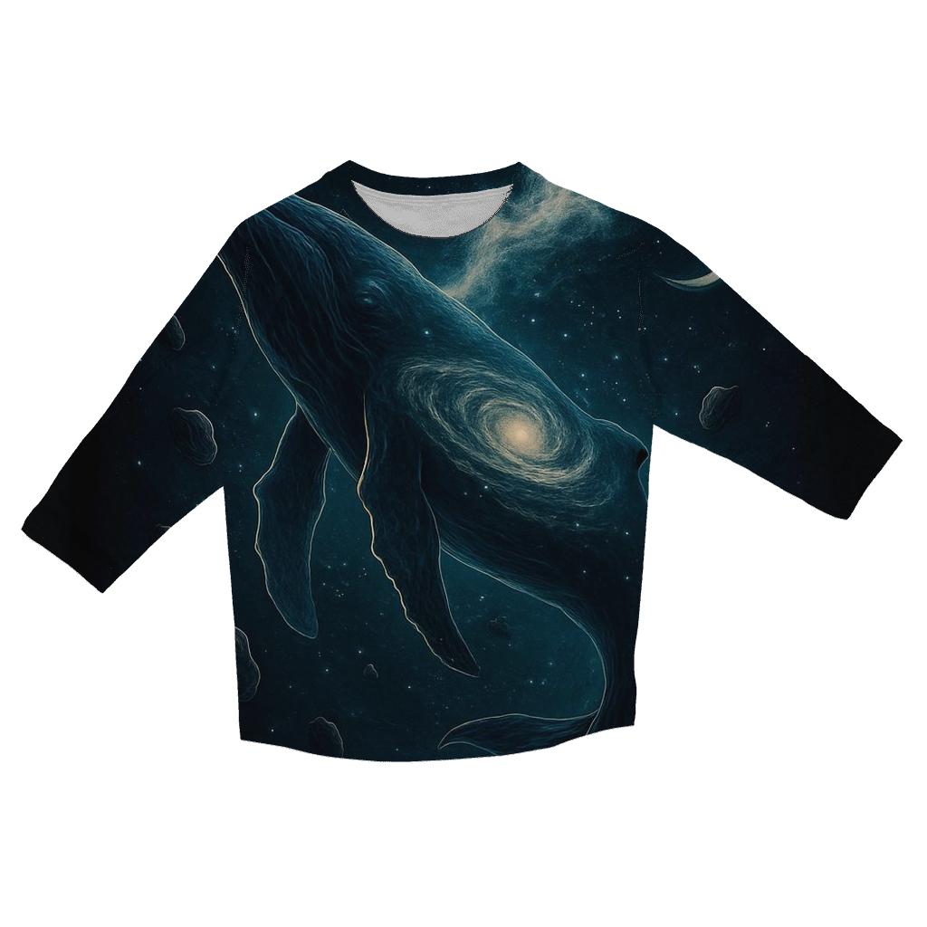 The Atlas Whale Of Spiral Arms custom 3/4 sleeve shirts