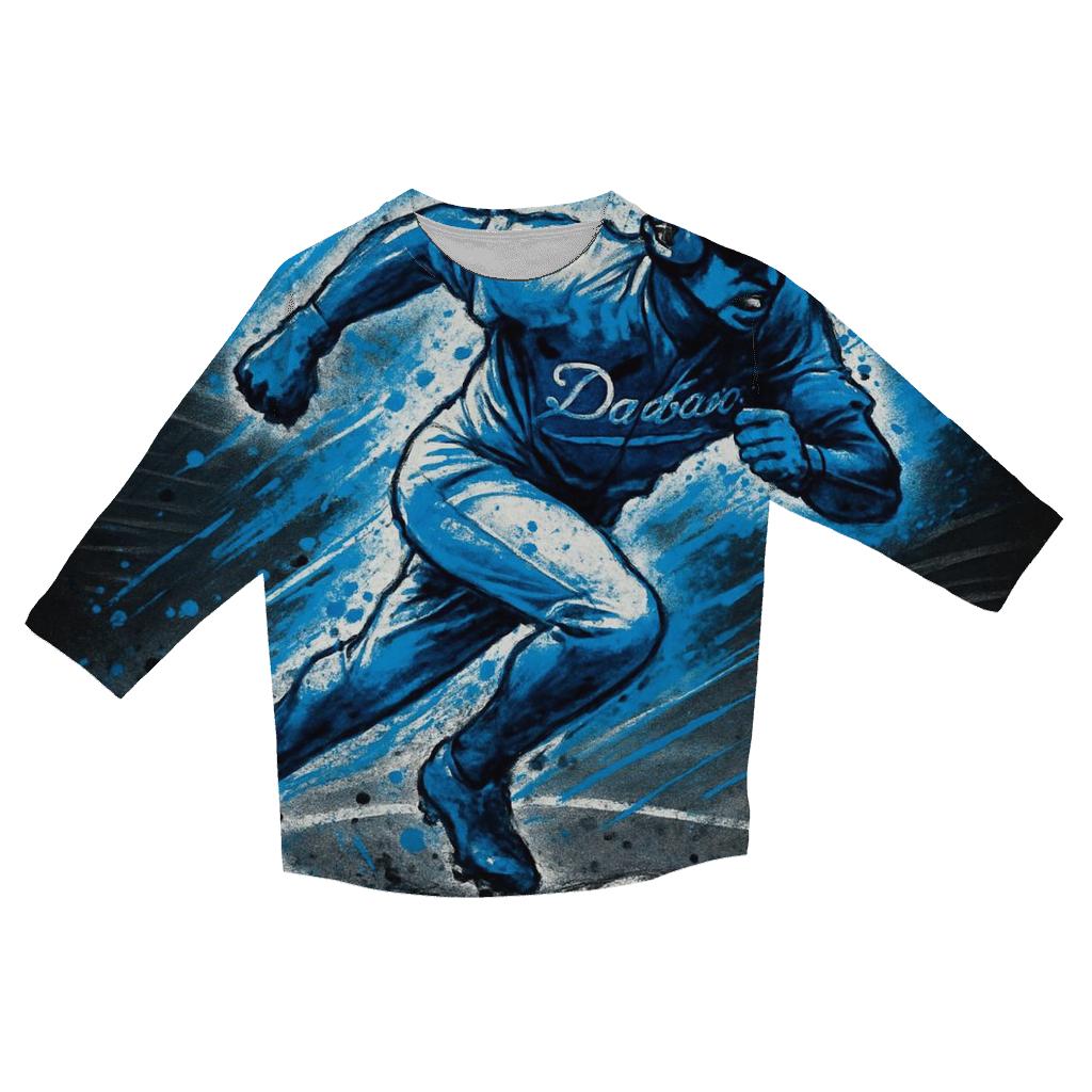 Graffiti Diamond Night Sprint cotton quarter sleeve shirts