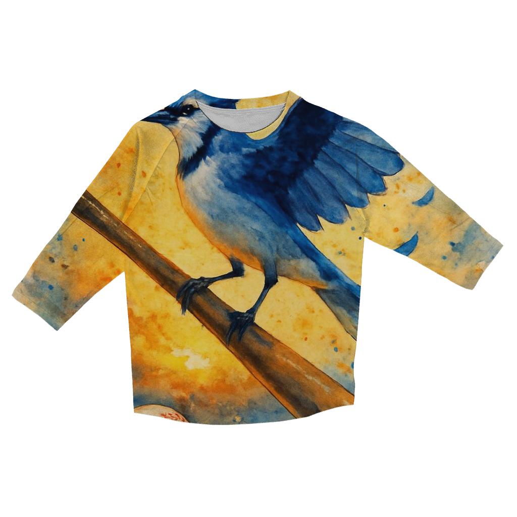 Blue Jays Bat Perch At Sunset trendy 3/4 sleeve tops