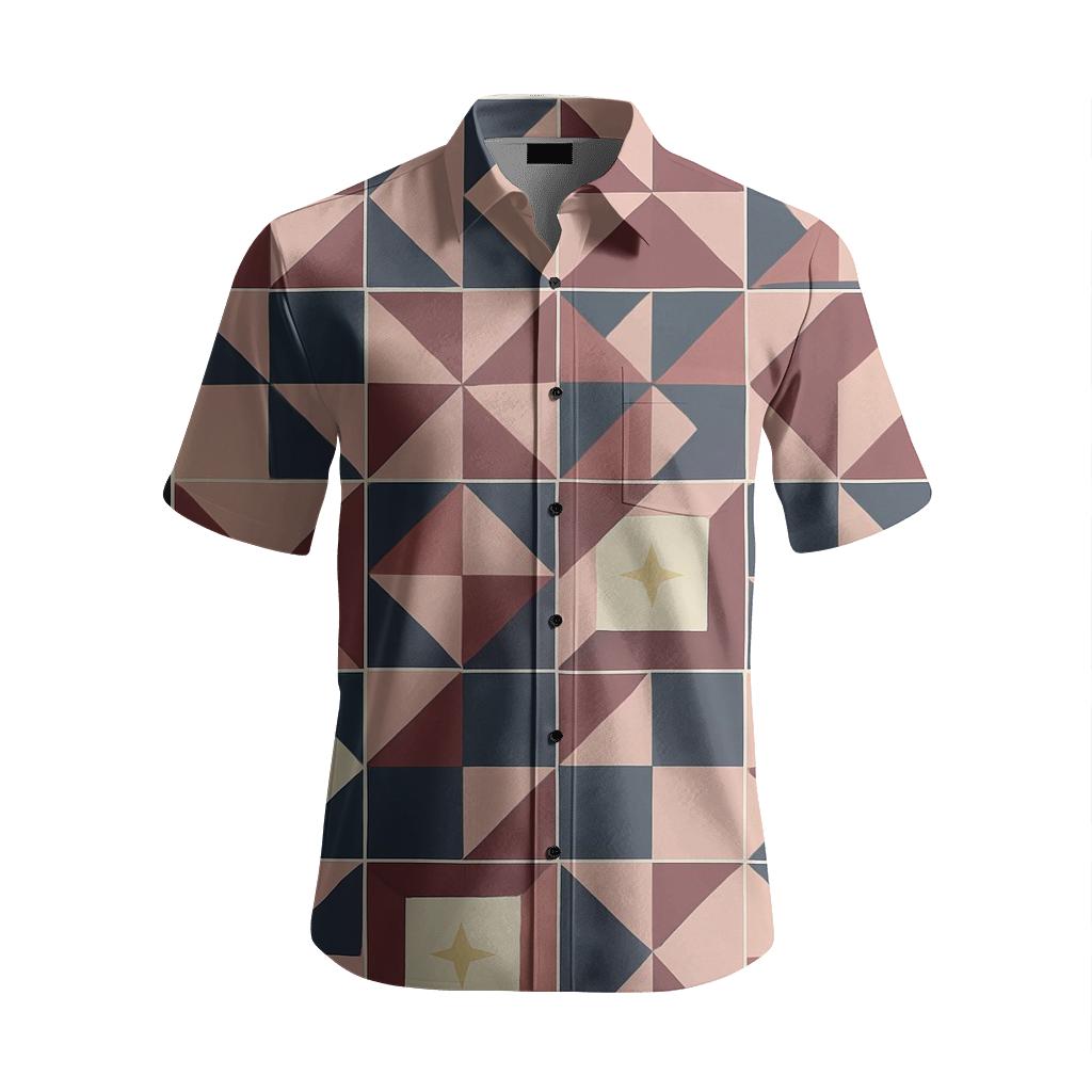 Galaxy Quilt Patchwork Geometric premium embroidered apparel