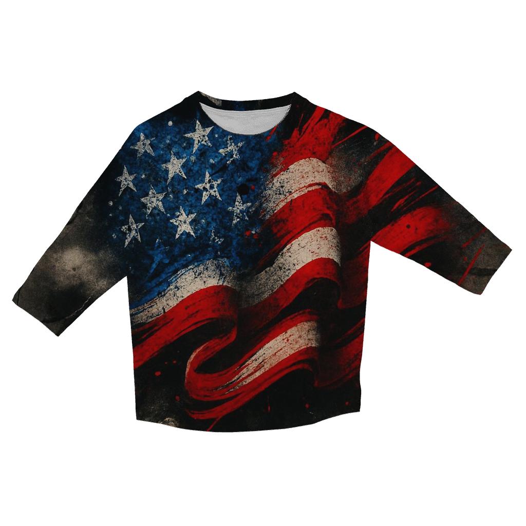 Patriot Graffiti Breakout custom 3/4 sleeve shirts