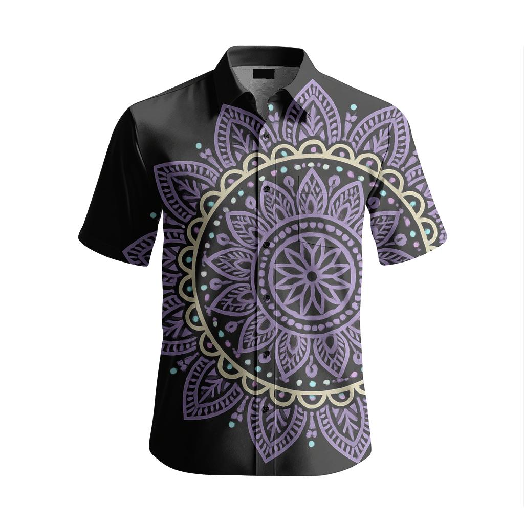 Nebula Lace Mandala Centerpiece premium embroidered apparel