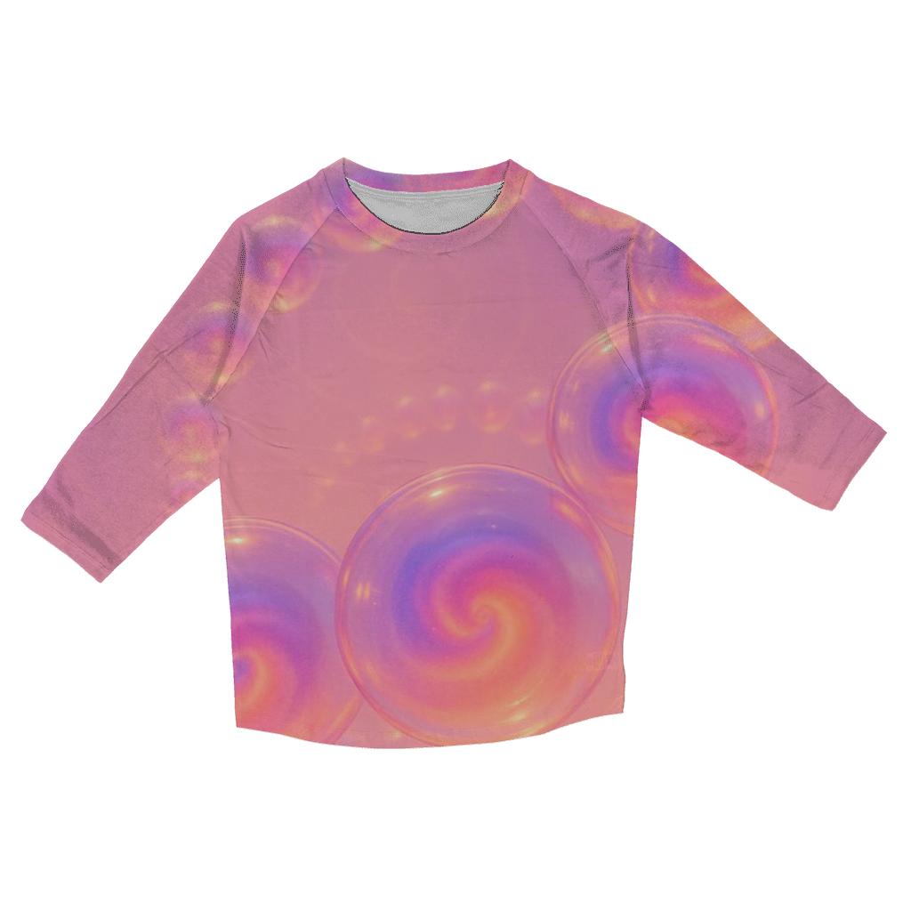 Bubble Nebula Carousel designer 3/4 sleeve blouses